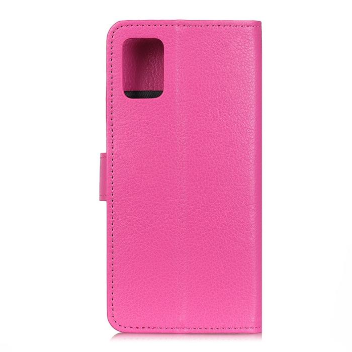Bild 3,  Samsung Galaxy A72 - Litchi Läder Fodral - Rosa