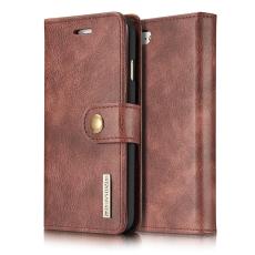 DG.MING iPhone 7/8/SE (2020/2022) - DG.MING Magnetskal/Pl&aring;nboksfodral - Vinr&ouml;d
