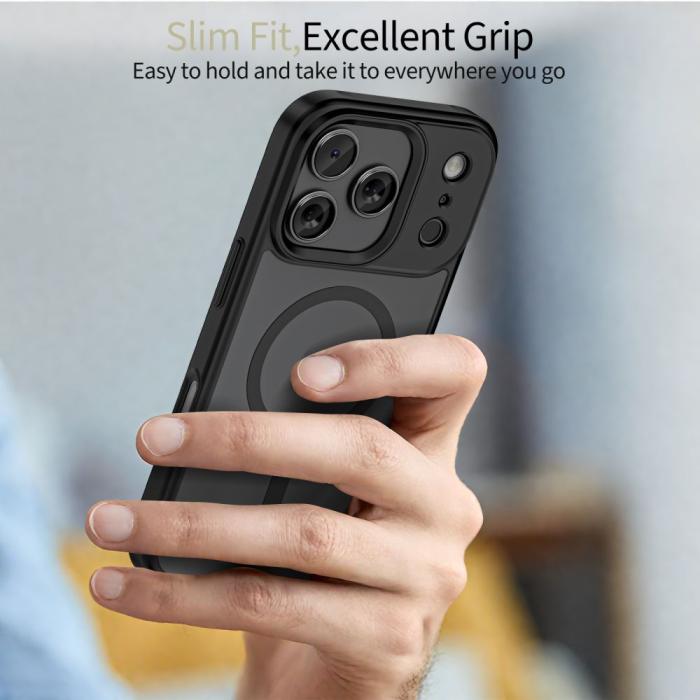 Bild 5, Tech-Protect Tech-Protect iPhone 17 Pro Skal MagSafe MagMat XT 4-SET Svart