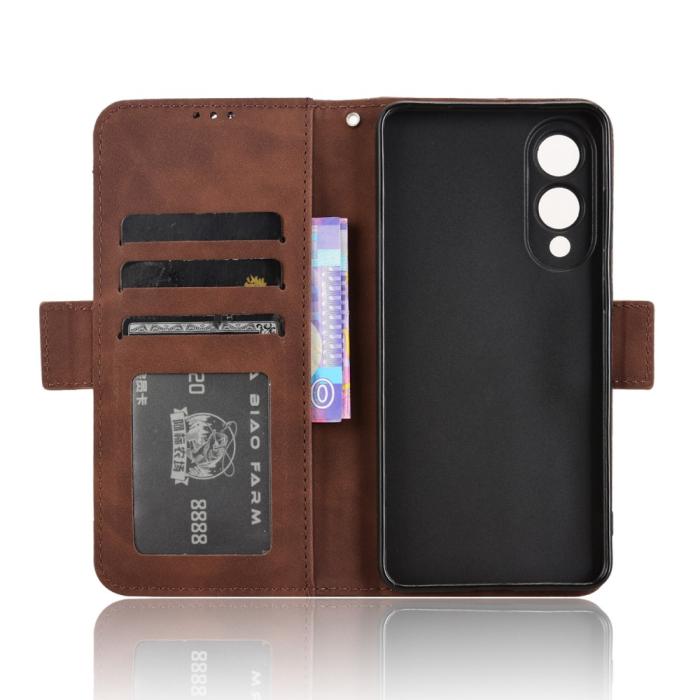 Bild 2,  Samsung Galaxy S25 Edge Fodral Med Avtagbart Kortfodral Brun