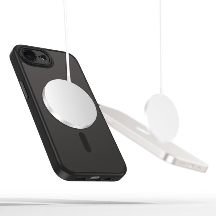 Bild 4, Tech-Protect Tech-Protect iPhone 17e / 16e Skal MagSafe MagCam Matt Svart