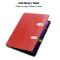  Galaxy Tab S9 FE Fodral Business Läder Pennhållare Röd
