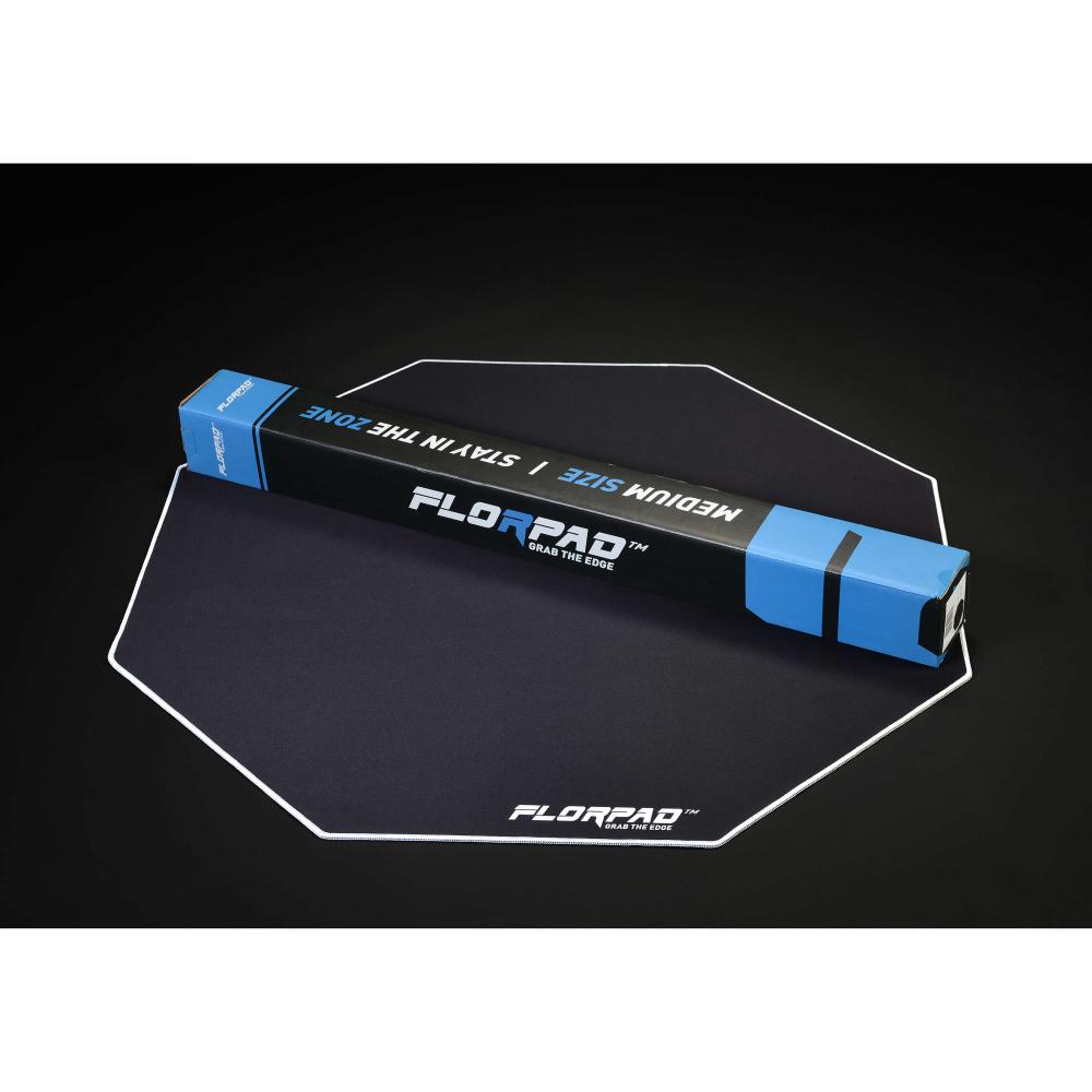 FLORPAD FLORPAD Silver Line Gamingmatta 100x100 cm