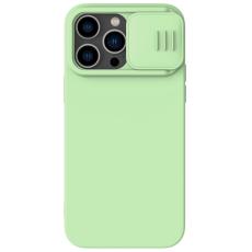 NILLKIN NILLKIN iPhone 14 Pro Skal MagSafe CamShield Silky Liquid Gr&ouml;n