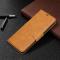  Samsung Galaxy A03s Fodral Läder Solid Shark Ljus Brun