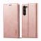 LC.IMEEKE LC.IMEEKE Galaxy S24 Fodral Flip Läder Roséguld
