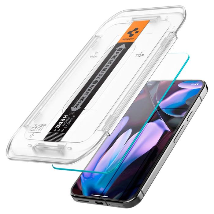 Bild 4, Spigen Spigen Google Pixel 9 Pro XL 2-PACK GLAS.tR 