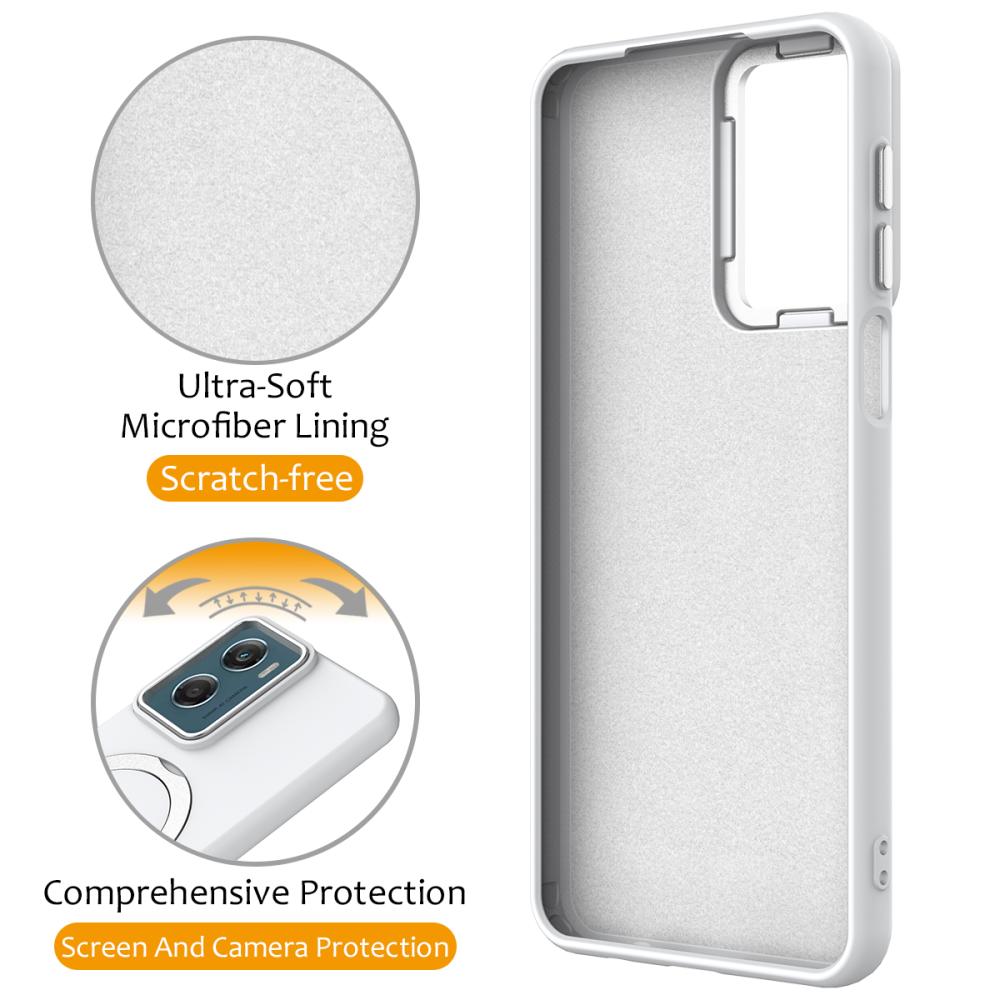  Motorola Moto G06/G06 Power Skal MagSafe Kickstand Hybrid Vit