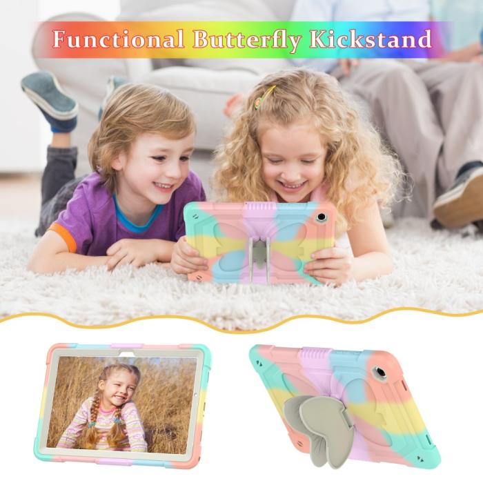 Bild 4,  Samsung Galaxy Tab A9 Plus Fodral Butterfly Shockproof Hybrid