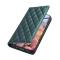  Samsung Galaxy S26 Fodral RFID Rhombus Läder Grön