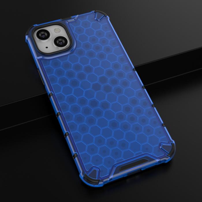 Bild 5,  iPhone 15 Plus Skal Honeycomb Shockproof Blå