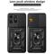  Motorola Edge 50 Pro 5G CamShield Armor Hybrid Ring Skal Svart