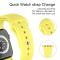ColorPop Apple Watch 42/44/45/46/49 mm Silikon Armband (S/M) Gul
