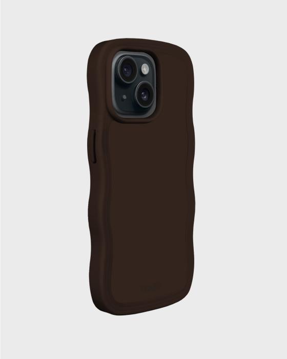 Bild 2, holdit holdit iPhone 15 / 14 / 13 Skal Wavy Chocolate
