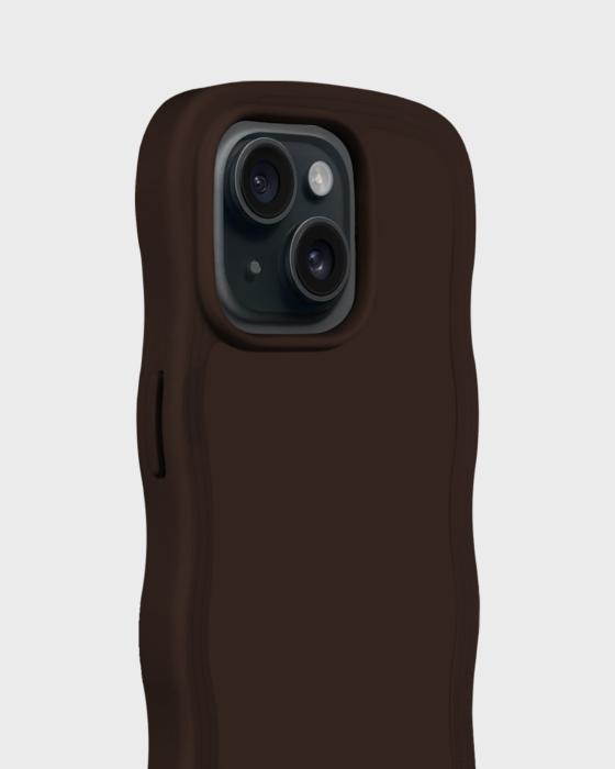 Bild 3, holdit holdit iPhone 15 / 14 / 13 Skal Wavy Chocolate