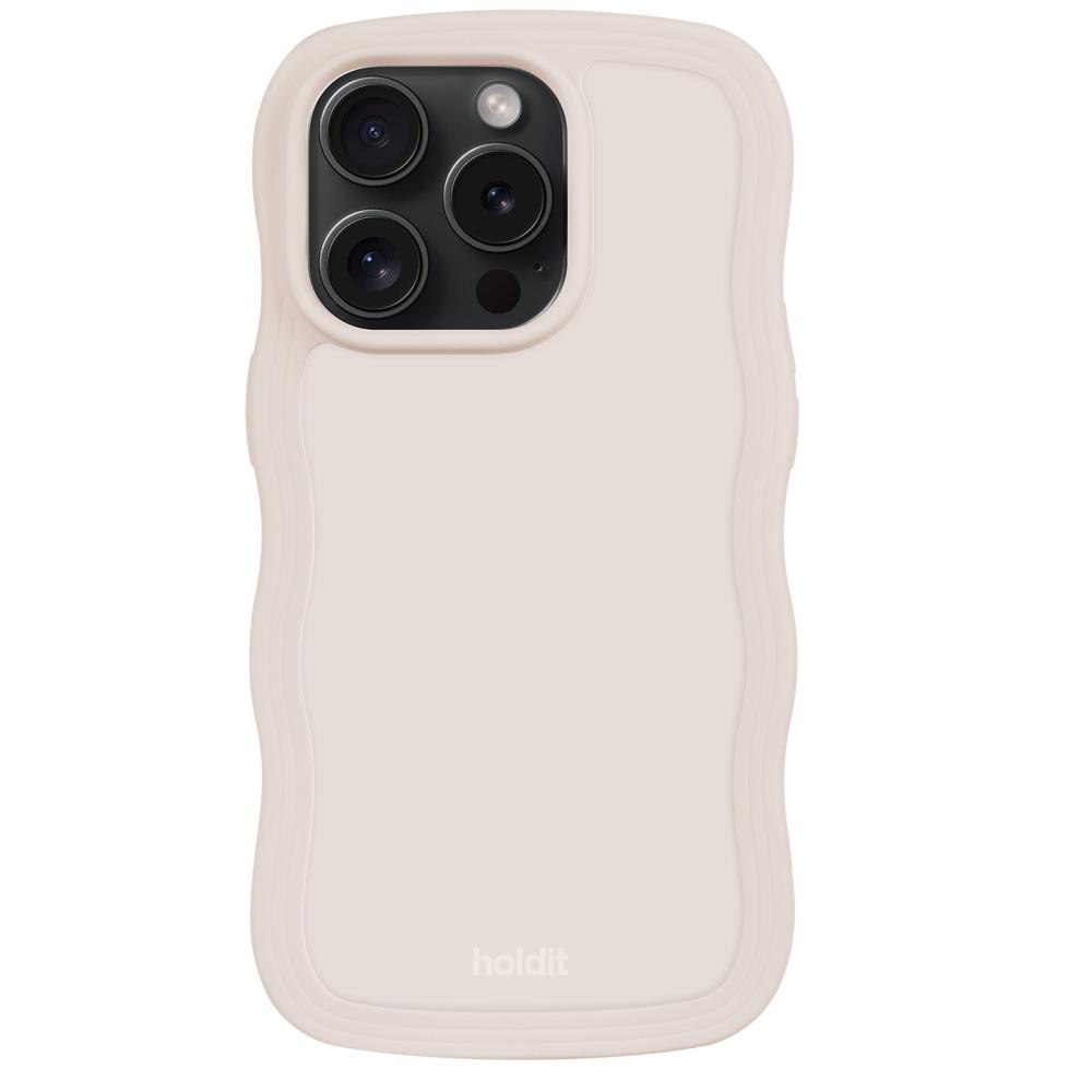 holdit holdit iPhone 15 Pro Max Skal Wavy Light Beige