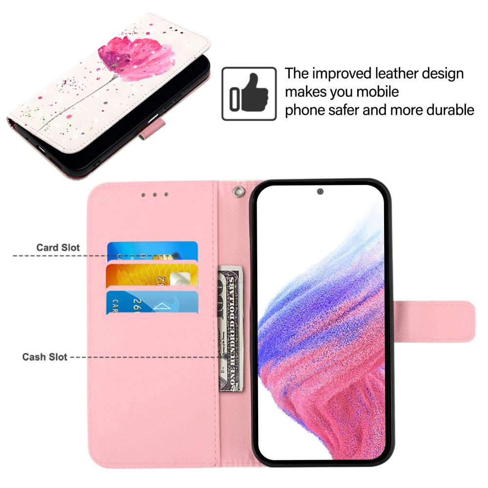  OnePlus 15 Fodral Med Tryck Rosa Blomma