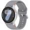  Galaxy Watch 5/5 Pro/6/7/FE Armband Silikon Wave Design Grå