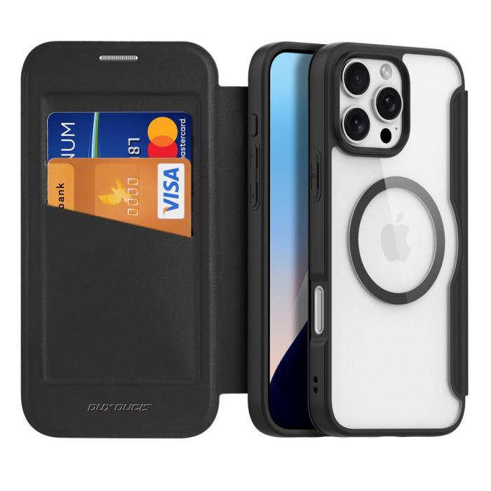 Bild 2, DUX DUCIS DUX DUCIS iPhone 16 Pro Fodral MagSafe Skin X Pro Svart