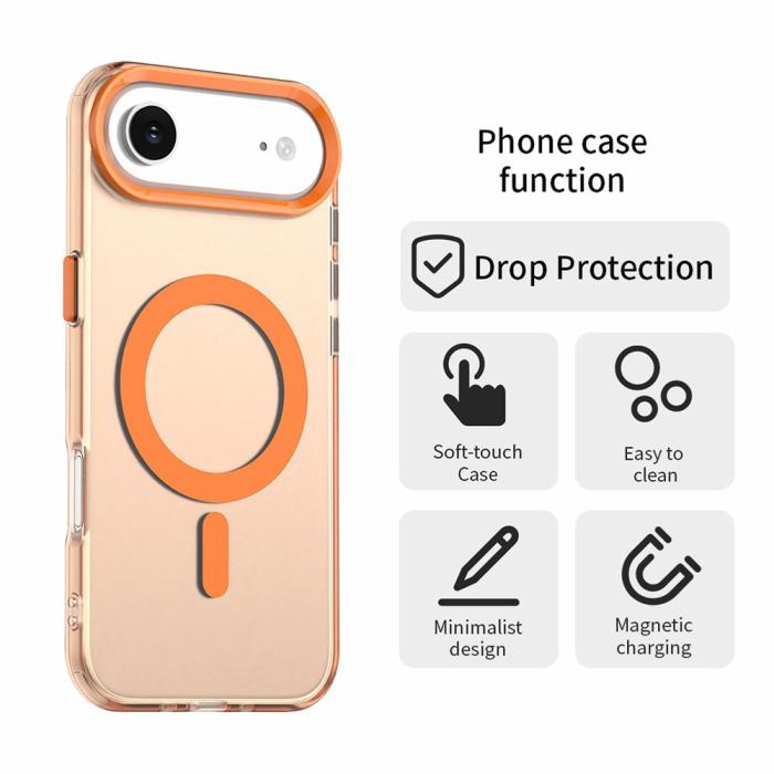 Bild 2,  iPhone Air Skal Magsafe Hybrid Orange