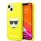 Karl Lagerfeld Karl Lagerfeld iPhone 13 Skal TPU Choupette Fluorescent Gul