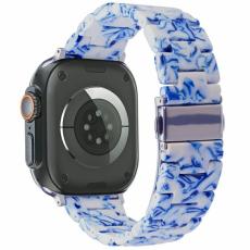 LEMONDA LEMONDA Apple Watch 38/40/41/42 mm Armband Resin Bl&aring; / Vit