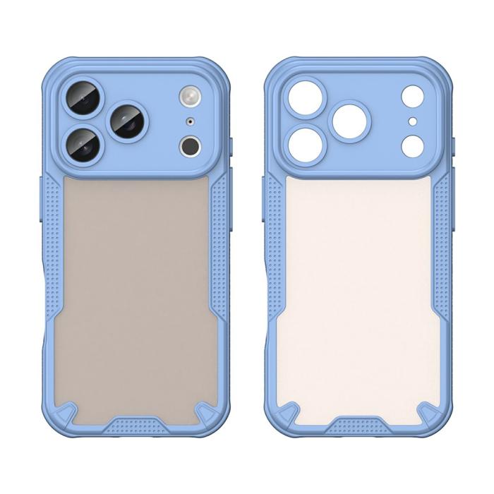 Bild 2,  18 Pro Max/17 Pro Max Skal Frostat Transparent/Blå