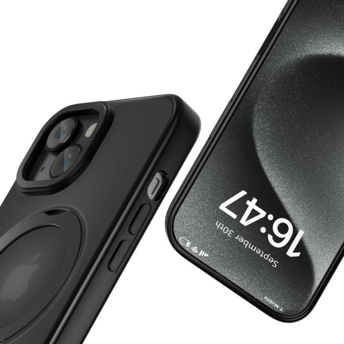 Bild 4, Tech-Protect Tech-Protect iPhone 17e / 16e Skal MagSafe MagRing Matt Svart