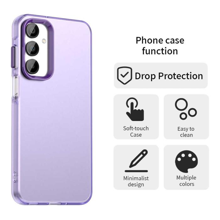 Bild 4,  Samsung Galaxy A36 5G/A56 5G Skal Hybrid Matt Lila