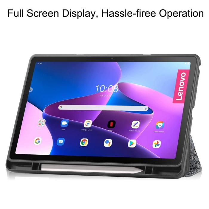 Bild 3,  Lenovo Tab M10 Plus Gen 3 Fodral Tri-Fold Eiffeltornet