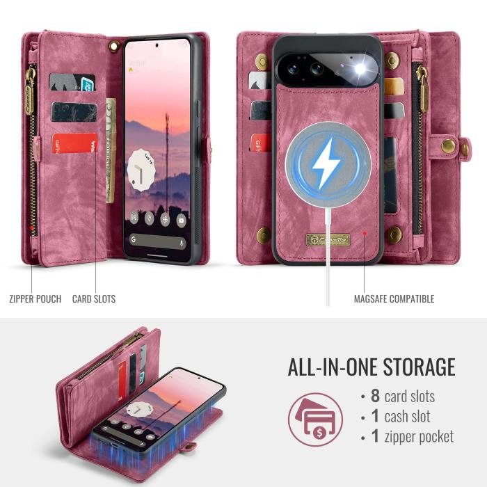 Bild 3, CASEME CASEME Google Pixel 11 / 11 Pro Fodral 2in1 Multifunktionell