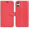  Samsung Galaxy A07 Fodral Litchi Läder Röd