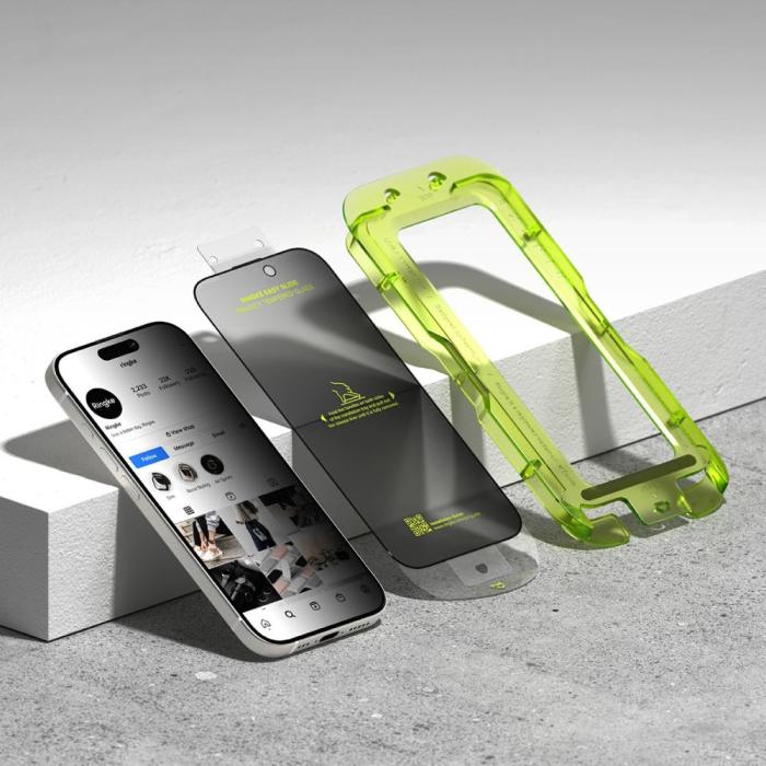 Bild 4, Ringke Ringke iPhone 17 2-PACK Easy Slide Skärmskydd Privacy