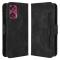  Motorola Edge 50 Fusion 5G Fodral Med Avtagbart Kortfodral Svart