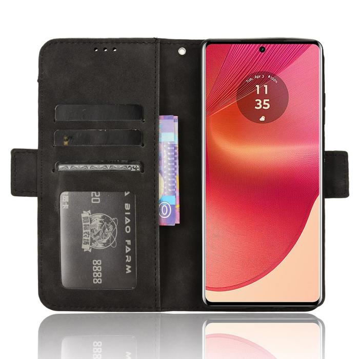 Bild 3,  Motorola Edge 50 Fusion 5G Fodral Med Avtagbart Kortfodral Svart