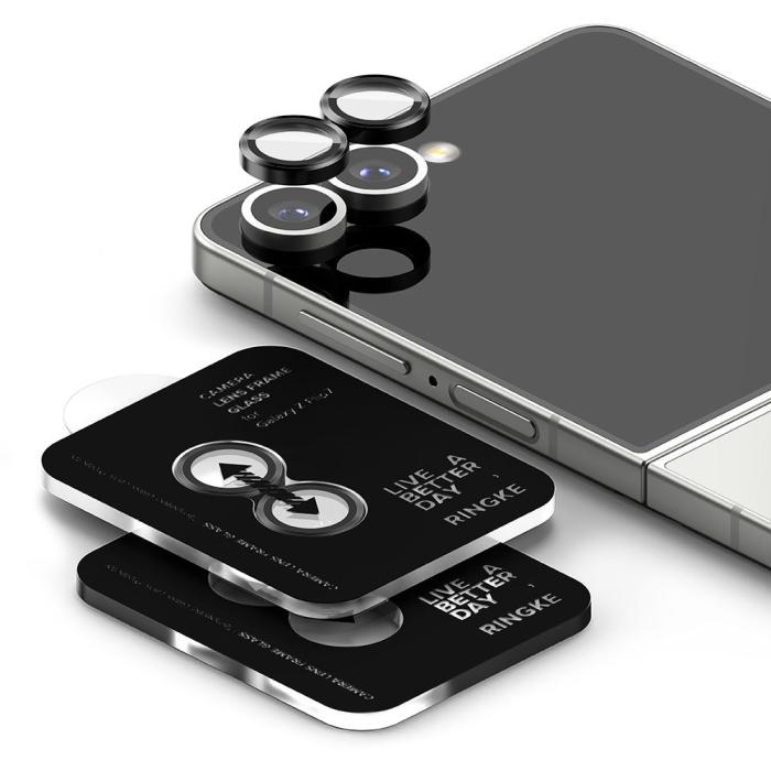 Bild 3, Ringke Ringke Galaxy Z Flip 7 2-PACK Linsskydd Svart