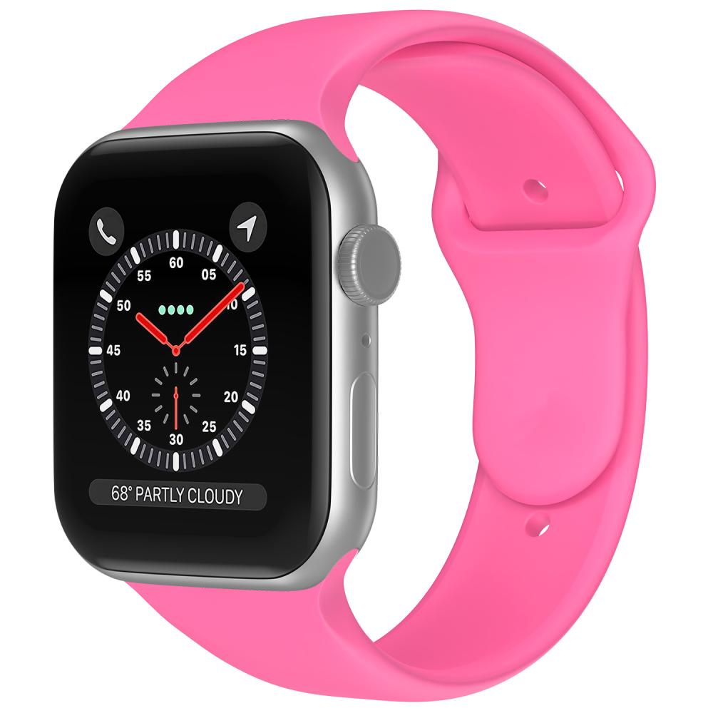 ColorPop Apple Watch 38/40/41/42 mm Silikon Armband (M/L) Hot Pink