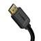 BASEUS Baseus 75cm 4K 60Hz HD HDMI - HDMI 2.0 Kabel Svart
