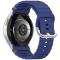  Galaxy Watch 5/5 Pro/6/7/FE Armband Silikon Wave Design Blå