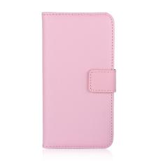  Huawei P Smart Fodral I &Auml;kta L&auml;der - Ljus Rosa