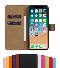  iPhone 11 - Fodral I &Auml;kta L&auml;der - V&auml;lj F&auml;rg!