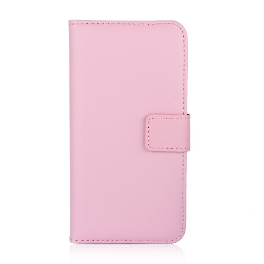  iPhone 5/5S/SE 2016 - Fodral I Äkta Läder - Ljus Rosa