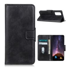  Samsung Galaxy A72 - Crazy Horse L&auml;der Fodral - Svart