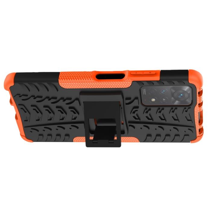 Bild 4,  Xiaomi Redmi Note 11 Pro 5G Skal Stöttåligt med Stöd Orange