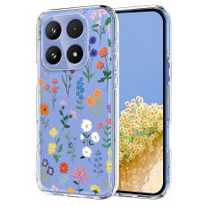  Xiaomi 17 Skal TPU Blommor Pr&auml;stkragar