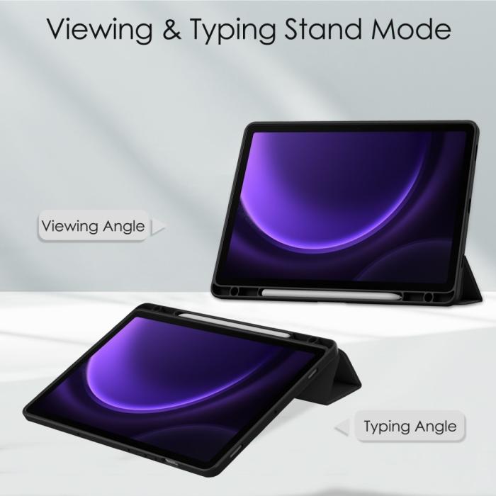 Bild 2,  Galaxy Tab S9 FE Fodral Hybrid Pennhållare Svart