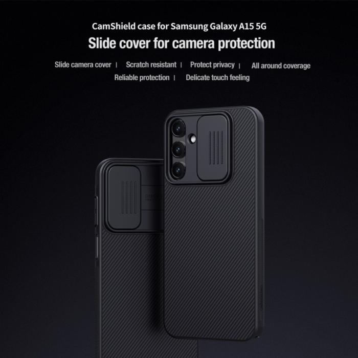 Bild 4, NILLKIN NILLKIN Galaxy A15 4G/5G Skal CamShield Pro Svart