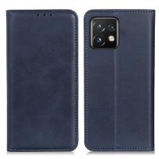  Motorola Edge 40 Pro 5G Fodral Flip Split L&auml;der Bl&aring;