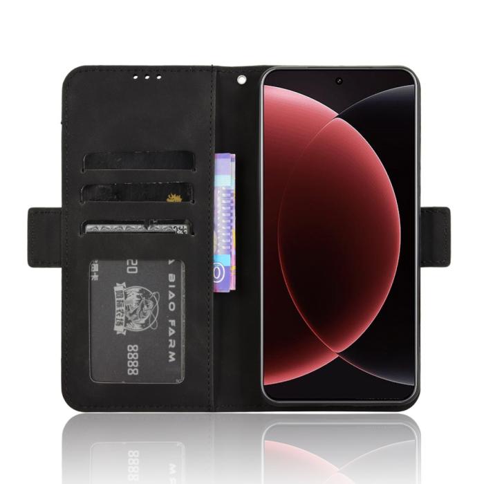 Bild 6,  Xiaomi 15 Ultra Fodral Med Avtagbart Kortfodral Svart