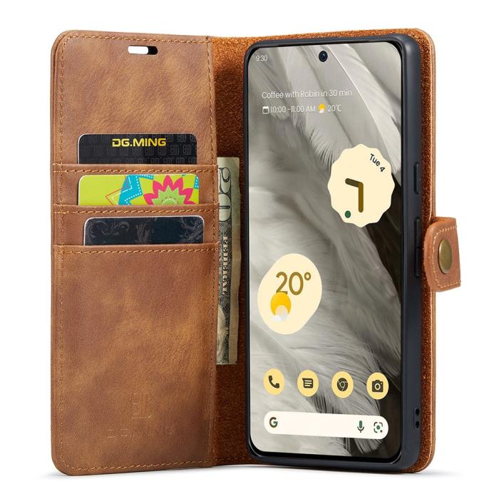 Bild 2, DG.MING DG.MING Google Pixel 8 2in1 Magnet Fodral / Skal Brun